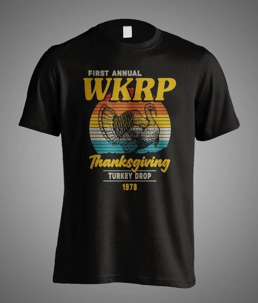 

Thanksgiving Day WKRP Turkey Drop 1978 In Retro Funny Gift T-Shirt 3XL