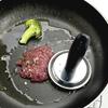 Stainless Steel Meat Patty Press Round Meat Pounder Cooking Aid Burger Smasher  Cooking