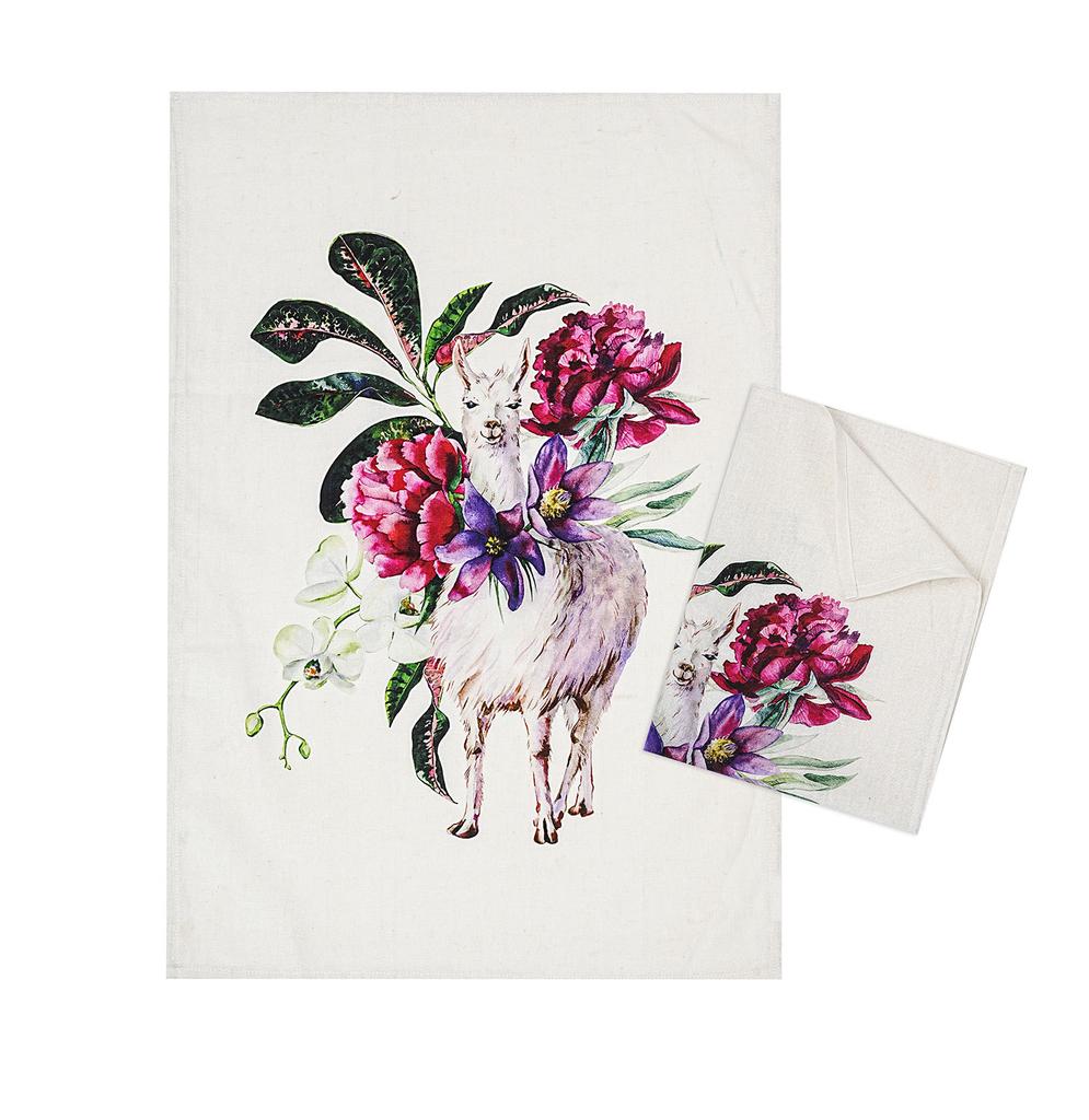 Cotton Linen Napkins ,Table Runners, Placemats Flour Sack Towel Custom Printed Kitchen Dish Tea Towel