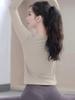 Women's Stunning Slimming Long Sleeve Yoga Top - Breathable Bodycon Sportswear, Perfect for Pilates and Fitness, New 2025 Style