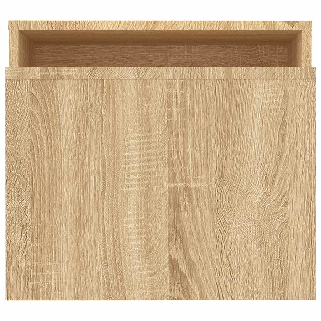 Coffee Table Set Sonoma Oak 100x48x40 Cm Particleboard