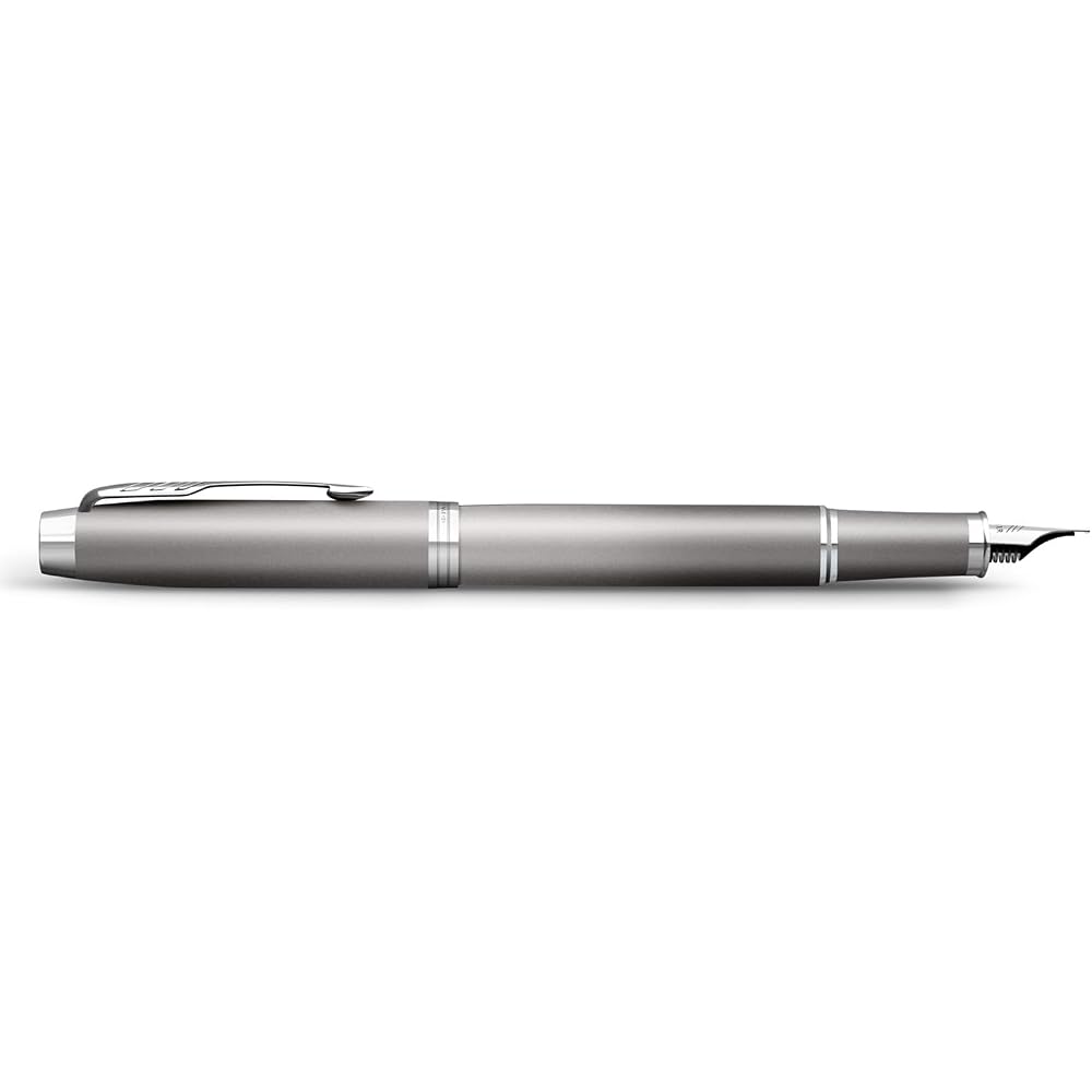 PARKER Parker Fountain Pen IM Writing Rituals Gray CT Fine Print Gift Box Gift Luxury Genuine Imp...