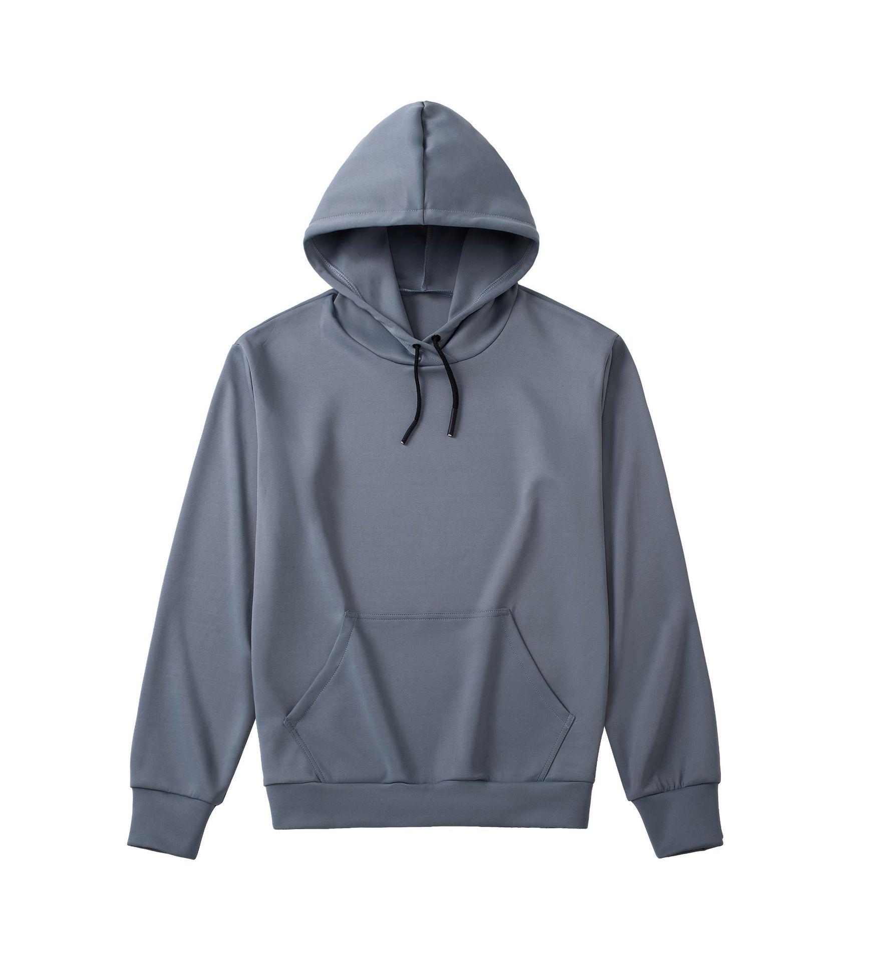 

Мужское худи для зимних видов спорта с быстрой сушкой - Повседневный тренировочный костюм для баскетбола и футбола Medium серый