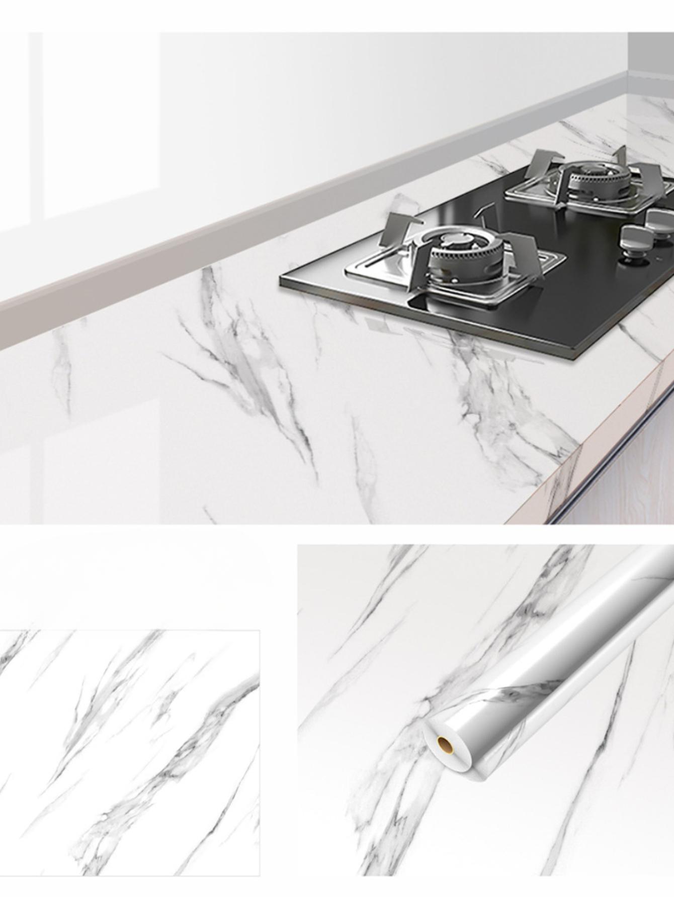 

Мраморная кухонная маслостойкая пленка, плита, водонепроницаемые, влагостойкие, самоклеящиеся обои, столешница, ремонт шкафа, плитка, наклейка 60cm×3m