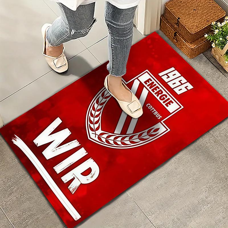 Energie Cottbus Carpet Rug for Living Room Bedroom Home Sofa Decoration,Kids play Nonslip Floor Mat