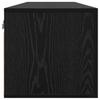 Wall Mounted Cabinet Black Oak Effect 100 x 36.5 x 35 cm