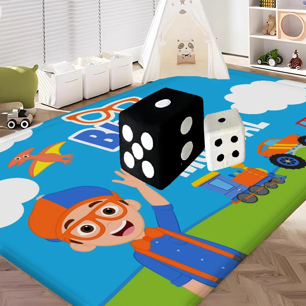 B-Blippiing Creative ABC Pattern Kitchen Mat Anti-Slip Doormat for Kids Room Bedroom Living Room Balcony Decoration