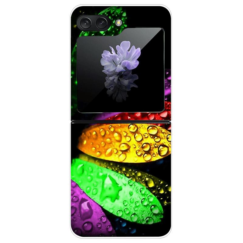 For Samsung Z Flip7 Hard Case ZFlip7 5G Transparent PC Phone Cases For Galaxy Z Flip 7 Fashion Cartoon Clear Protective Fundas