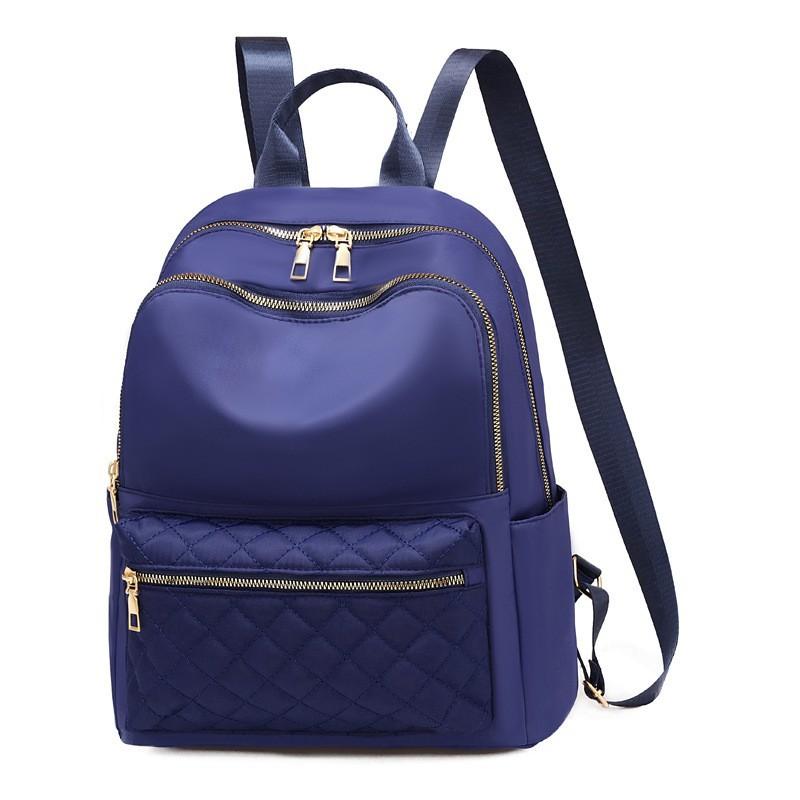 Stylish and Simple Rhombus Commuter Women's Bag Large Capacity Lightweight Multi-layer Storage Student Schoolbag Going Out Casual Backpack