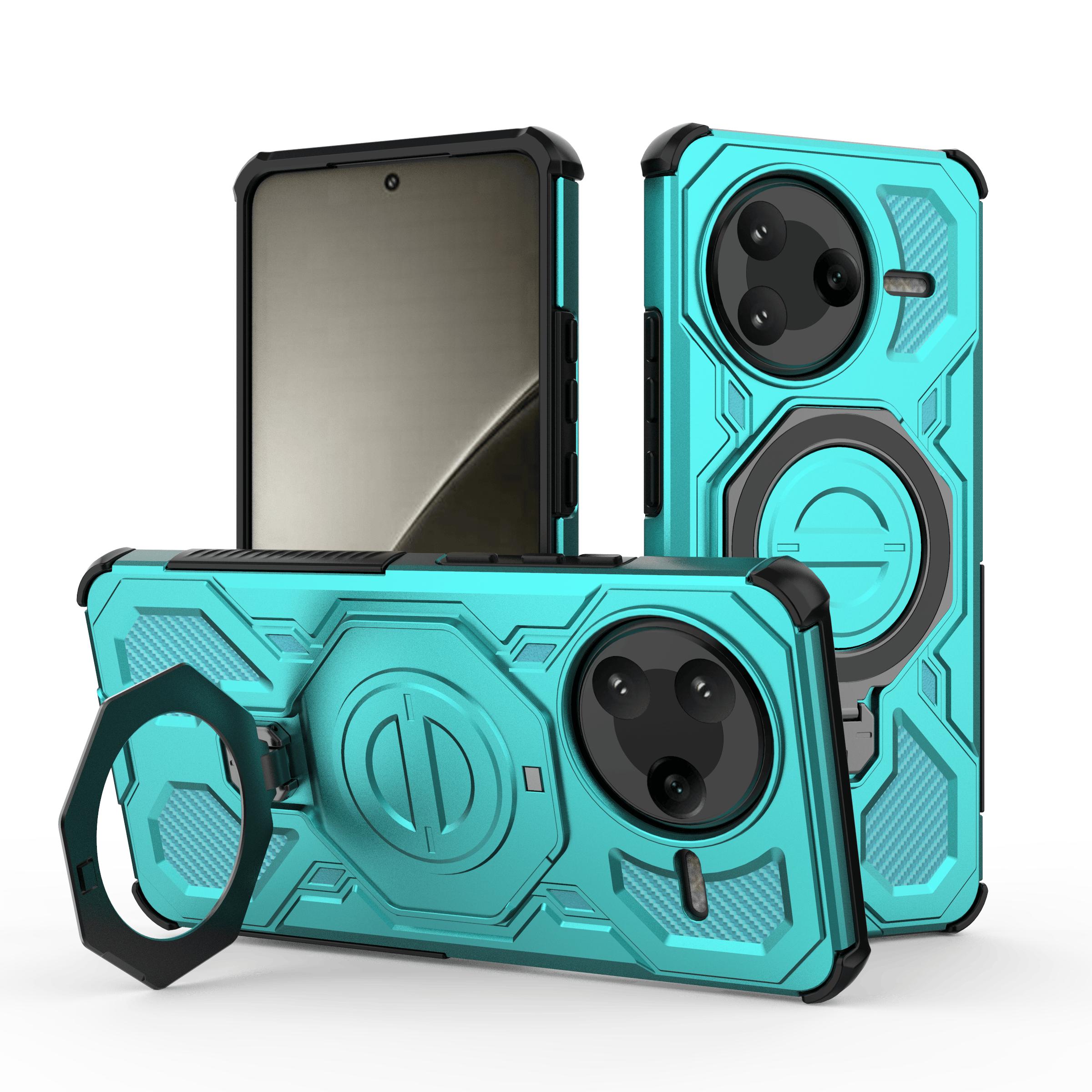 

Armor Four-corner Airbag Anti-drop Rotatable Metal Magnetic Ring Holder Case For Xiaomi Poco F7 F7 Pro F7 Ultra Protect Cover For Poco F7 Ultra