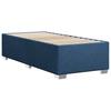 Vidaxl Letto Continentale Con Materasso, Blu, Tessuto 100X200 Cm