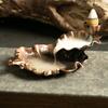 Incense Waterfall, Incense Cone Burner Frog or Fish Backflow Insense Burner Metal Incense Burner Aromatherapy Ornament Home Yoga