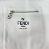 Fendi FY0936 ARYR White 24 Year Zip Pocket T-Shirt Tops S whiteUsed