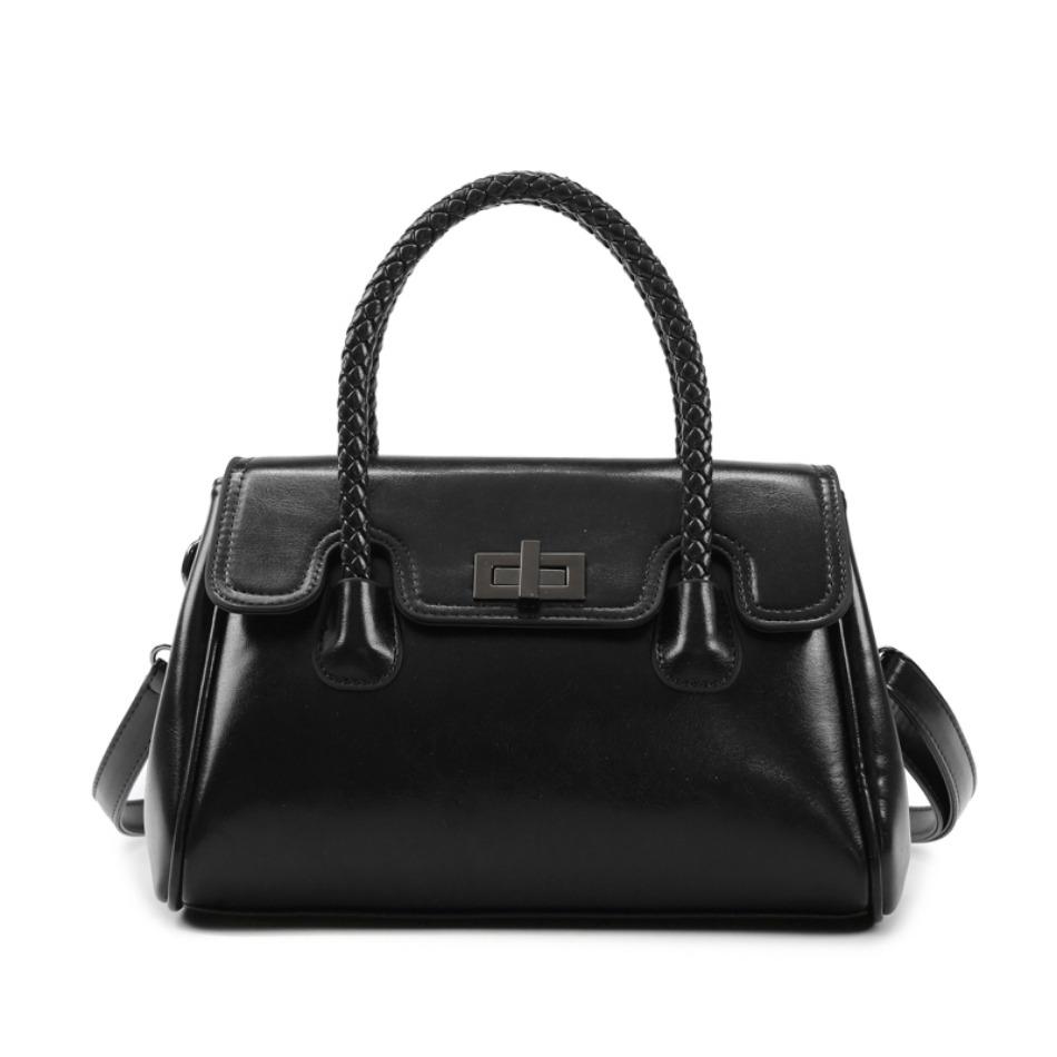 High Quality Solid Color Leather Women Handbags Casual Crossbody Handbag Luxury Shoulder Bags for Women  Designer