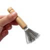 Wooden Handle Salon Rake Portable Hair Brush Cleaner Dirt Remover   Home