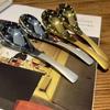 Stainless Steel Soup Spoons Home Kitchen Ladle Capacity Gold Silver Mirror Polished Flatware For Coffee Tableware