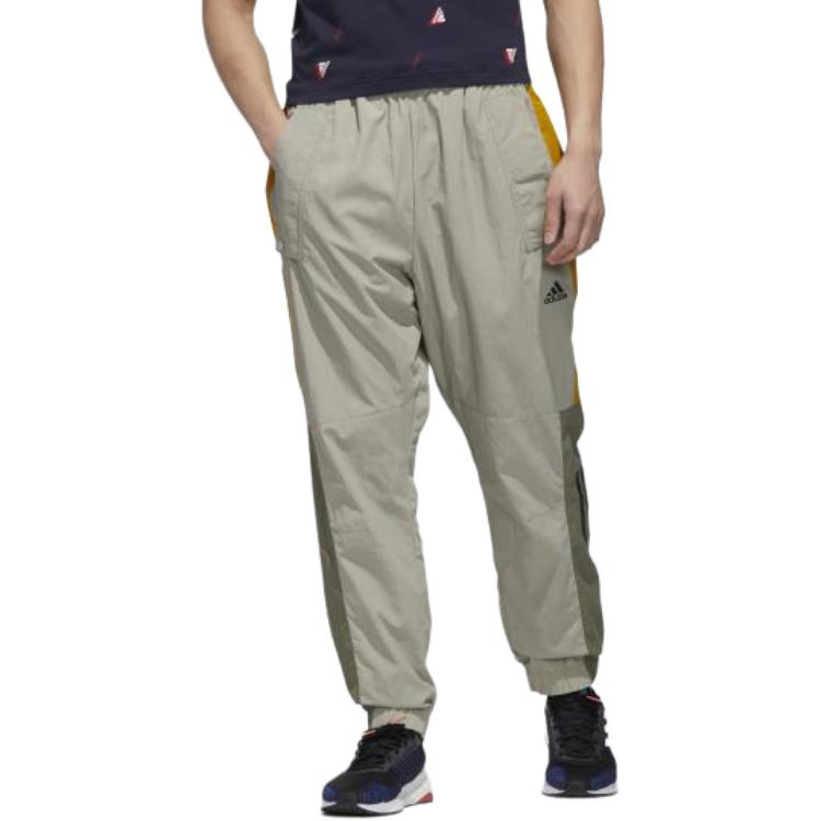 adidas Three Stripes Sports Pants Men's Feather Gray GE0392