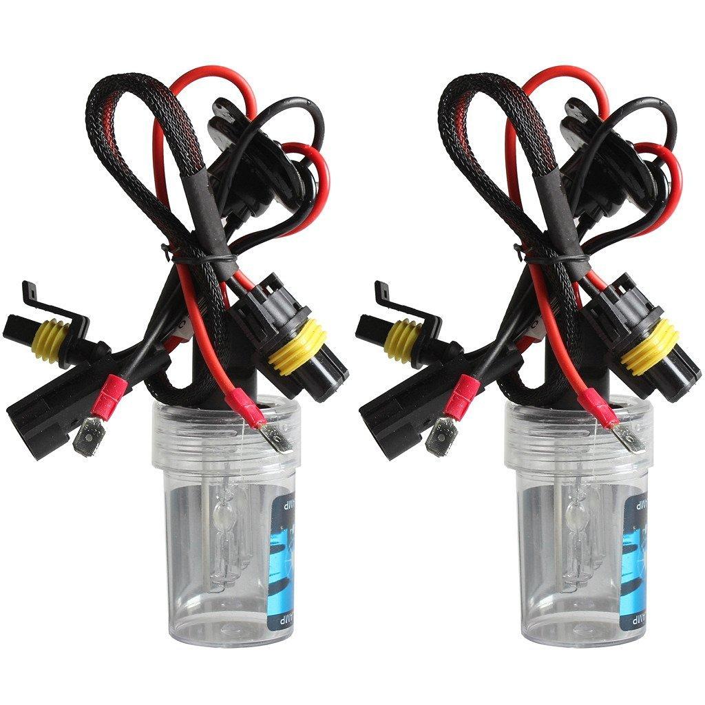 e-auto fun 55W H1 HID Bulb, 6000K Headlight, Set of 2