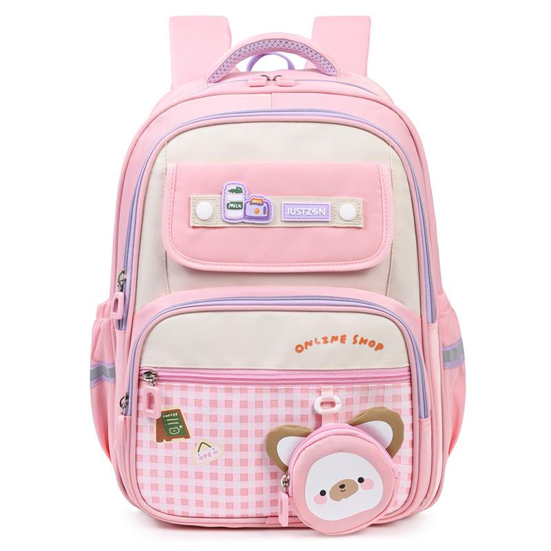 Elementary School Bags Boys and Girls Spine Care To Reduce Burden Backpacks Children's Large-capacity Student Schoolbags