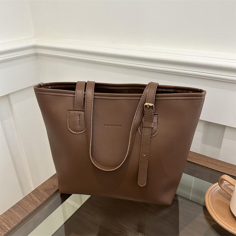 Stylish And Spacious Pu Tote Bag For Women In Casual Street Style With Trendy Colors