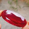 90.00 Cts Natural Mozambique Red Ruby Oval Cut Certified Gemstone