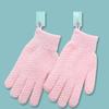 1 Pair Exfoliating Bath Scrub Gloves Double-Sided Design Gentle Deep Exfoliation Skin Care Scrubbing