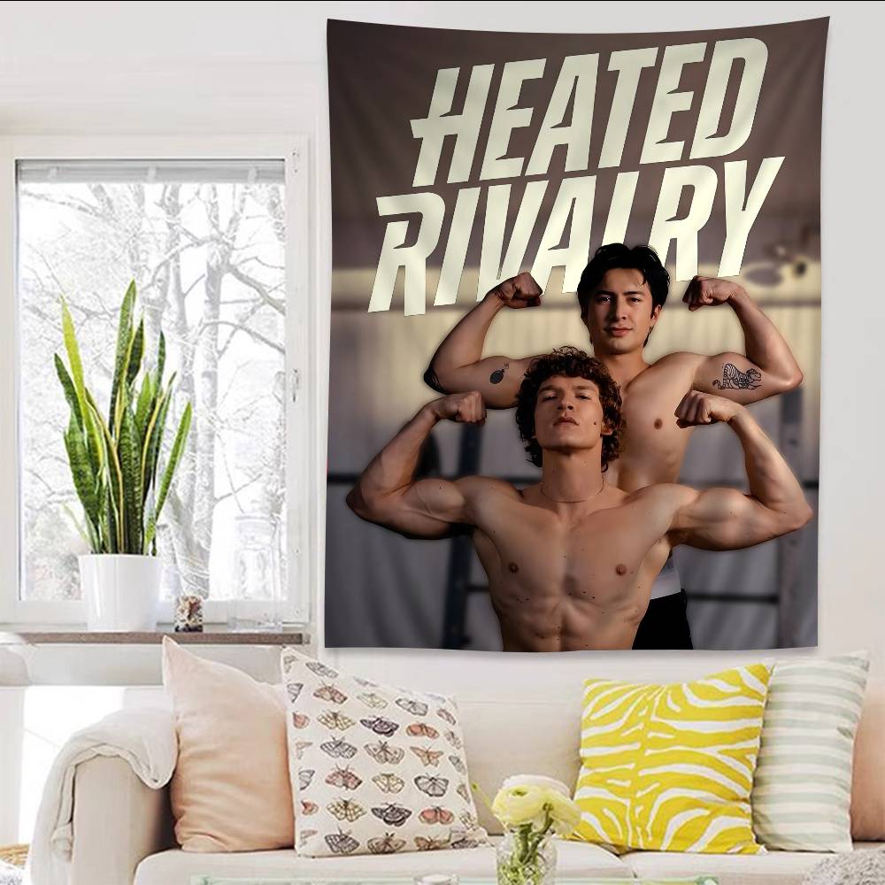 Love TV Series HHeated RRivalry Anime Tapestry Hanging Tarot Hippie Wall Rugs Dorm Home Decor