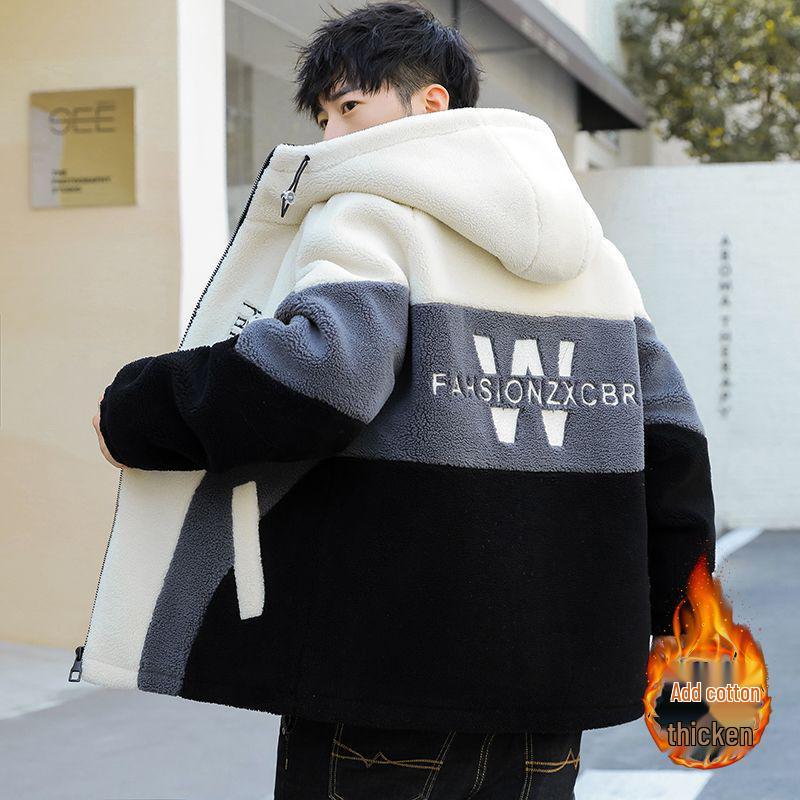 

Men s Hooded Color Block Jacket - Autumn/Winter 2024 Collection 4XL (185-200 jin)