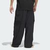 Adidas Future Style Detach Solid Color Minimalist Water-Resistant Two-In-One Cargo Loose Wide-Leg Sports Casual Pants Men Pants Black JI9894