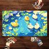Cute Cartoon Duck Lotus Pond Mouse Pad Magic Playmat 24"X14" MTG TCG Office Desk Mat for Work Game Laptop Rug Carpet MousePad