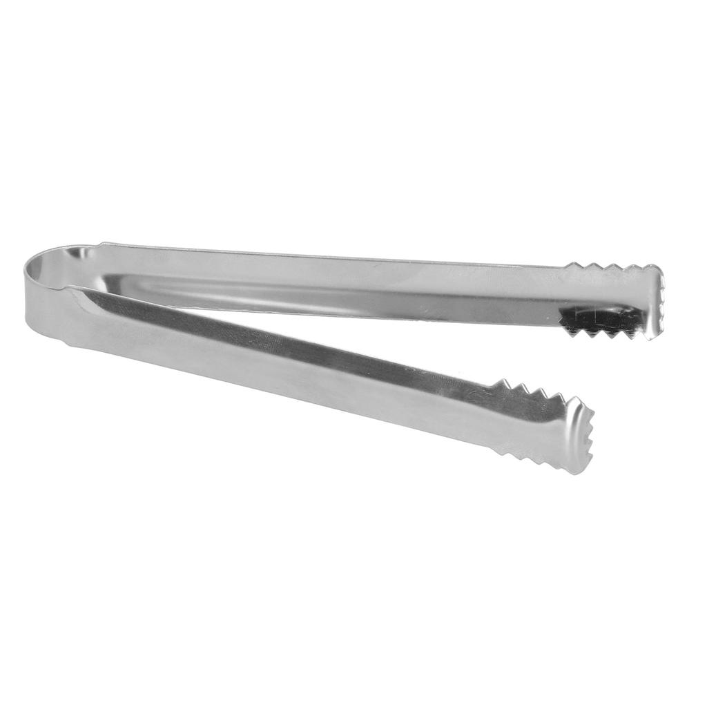 Stainless Steel Ice Clip Mini Barbecue Bread Salad Food Tongs for Kitchen Bar Restaurant