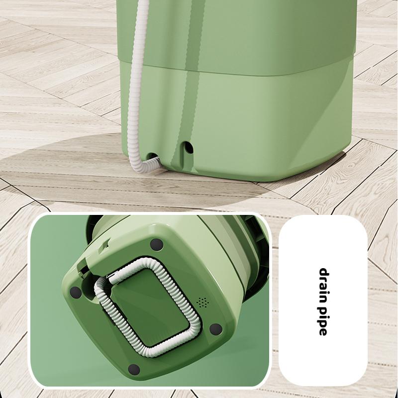 Mini mașină de spălat pliabilă lenjerie mică cu eluare prosop haine pentru bebeluși mașină de spălat spălat șosete artefact