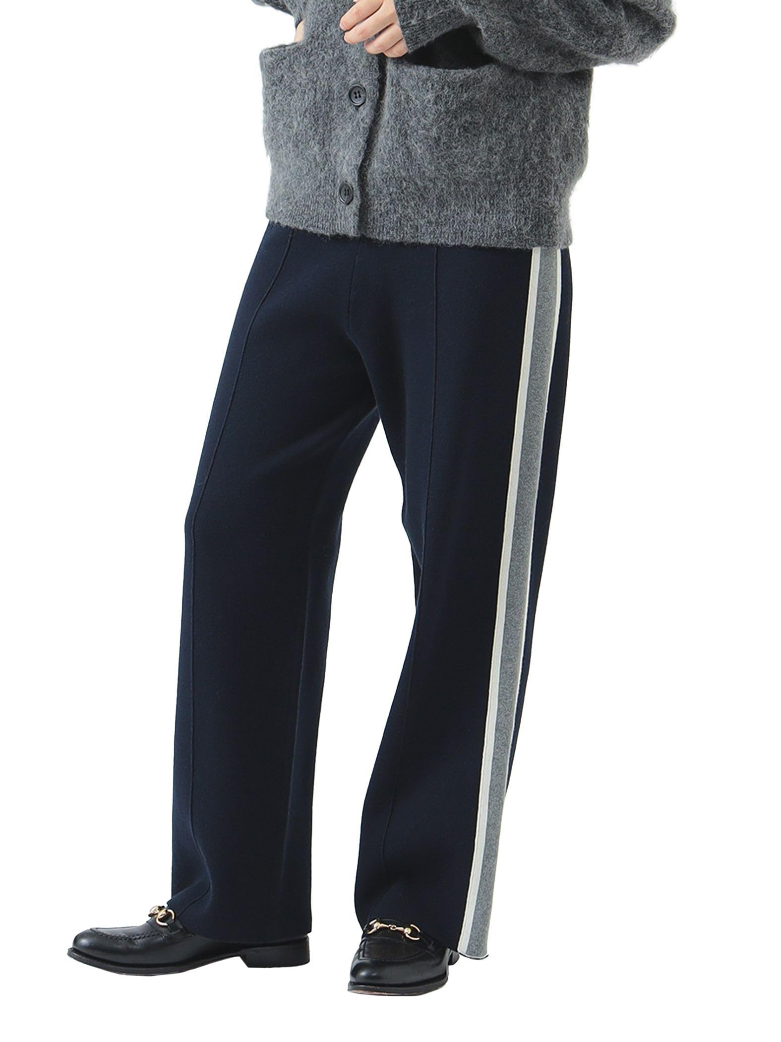 

Life Store by Pants Трикотажные брюки Sideline NAVY S [Лучшие лучи] (С-М) Женский