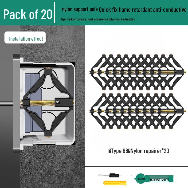 Universal Type 86 Concealed Wiring Box with Diamond Base