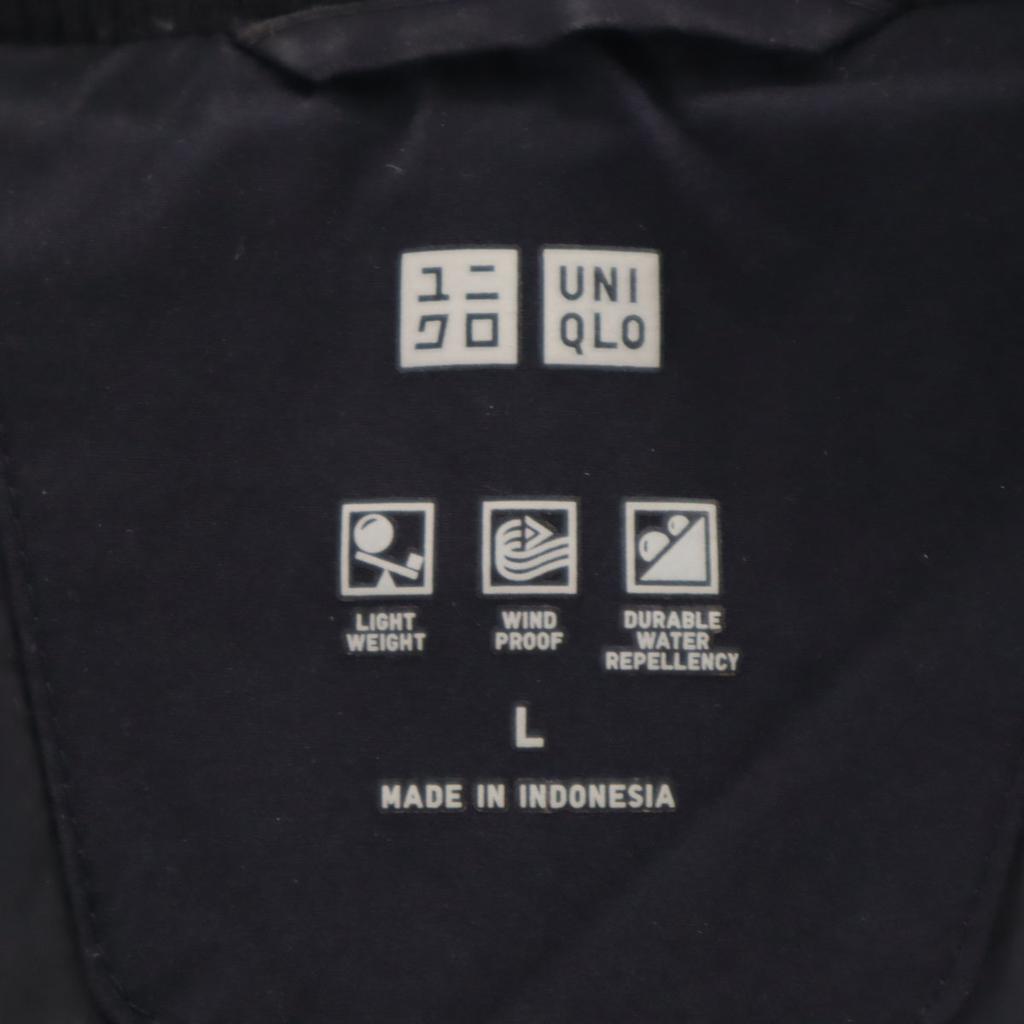 UNIQLO seamless down coat L Navy Women Used