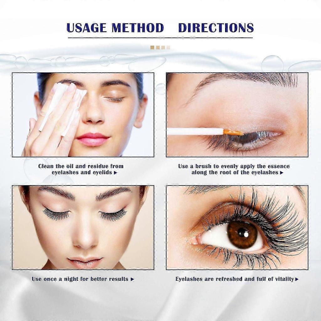 Natuurlijk Biotine & Ginseng Wimper Serum - Verdikkend, Krullend, Herstellend & Vlekbestendig Mascara voor Langere, Volle, Levendige Wimpers - 3ml