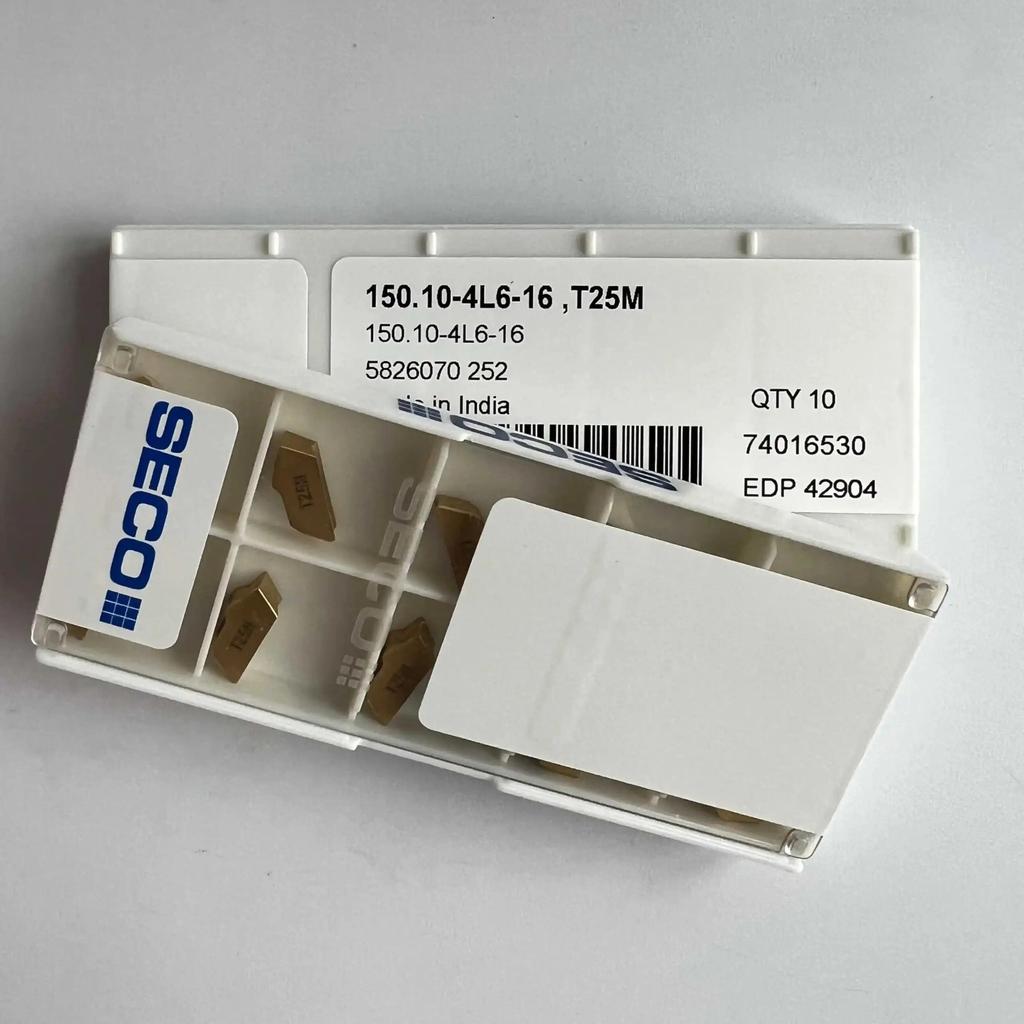 Seco / 150.10-4L6-16 T25M /Original Genuine CNC Alloy Blade 10 PCS