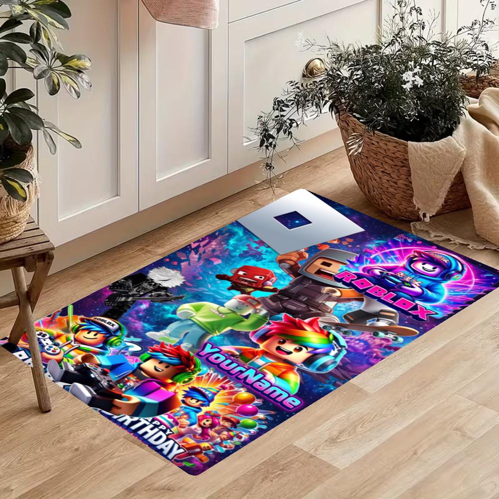 Roblox Customize Your Name Kitchen Rug Runner Rug Laundry Mat Hallway Entryway The Best Gift Choice