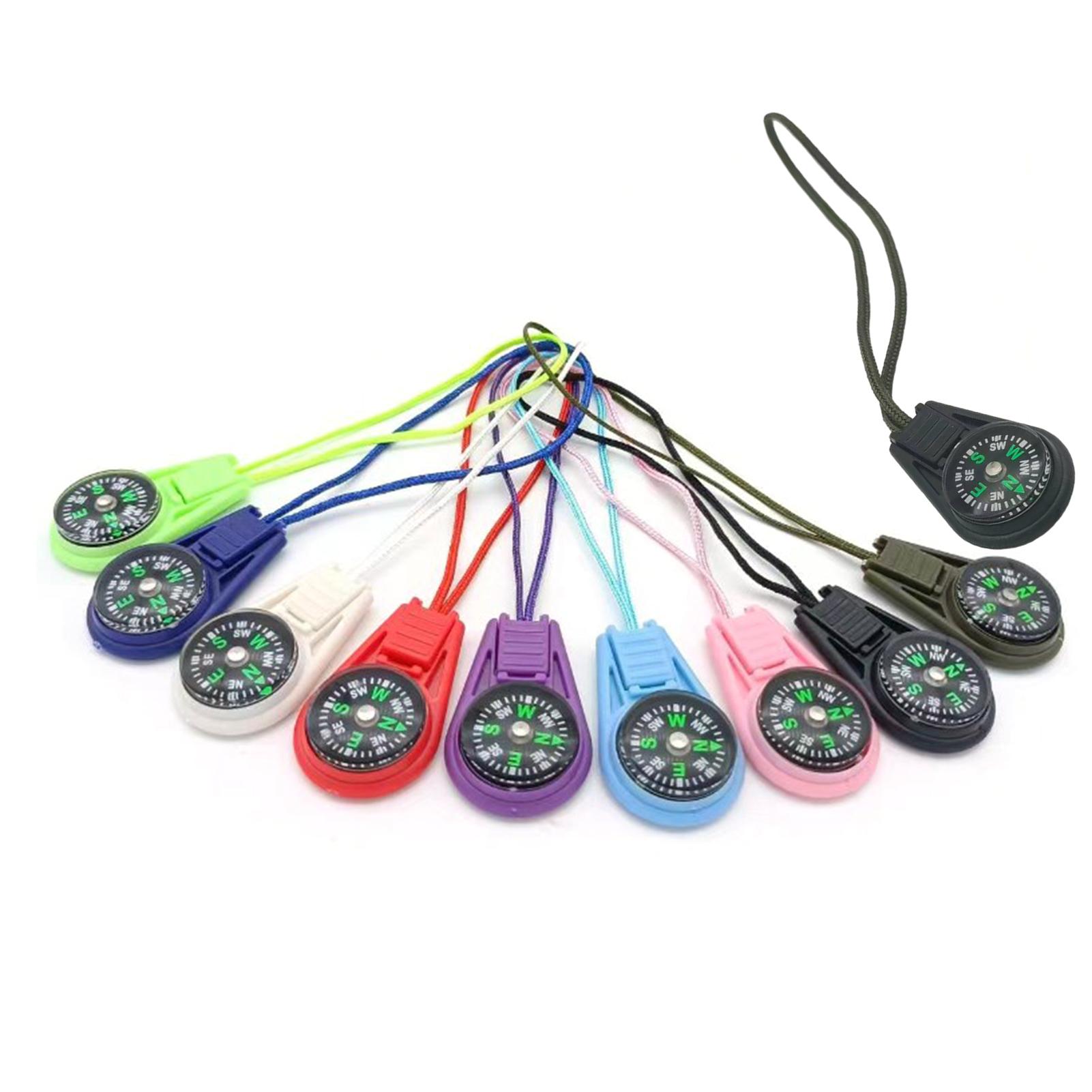 

10 шт. практичные компактные портативные компасы для выживания на открытом воздухе, для кемпинга, пешего туризма, карманные компасы, товары для кемпинга 10 pcs