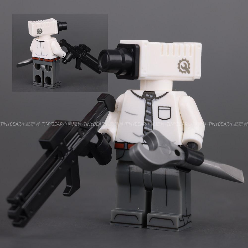 KDL858 Skibidi Toilet Mattoncini Giocattoli con Mini Action Figure