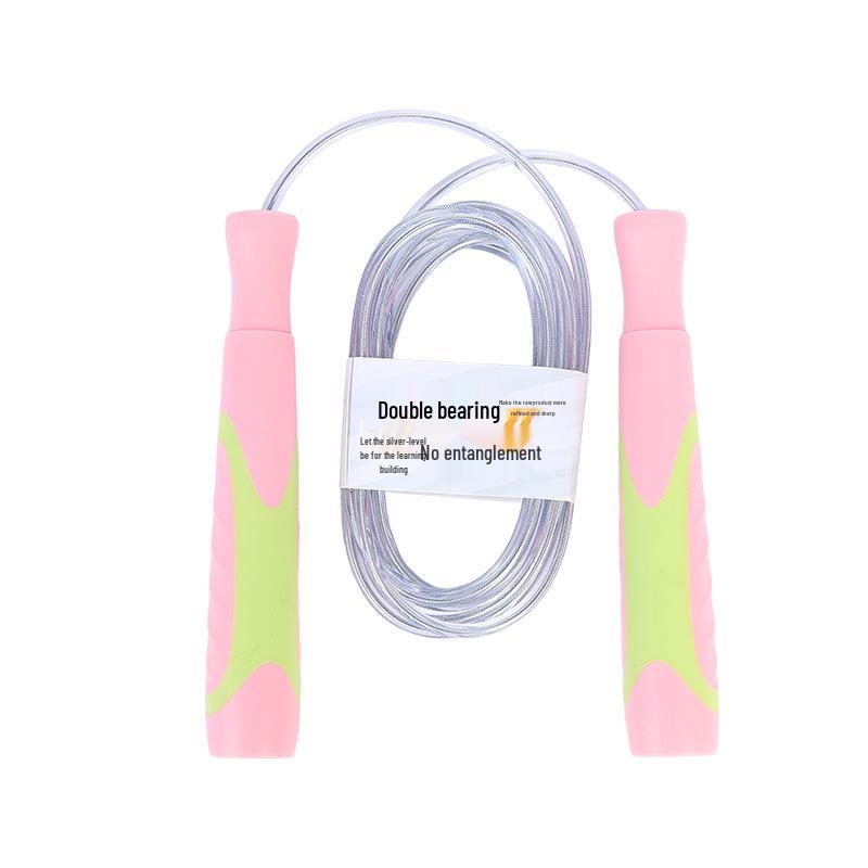High-Strength Steel Double Bearing Speed Jump Rope for Kids