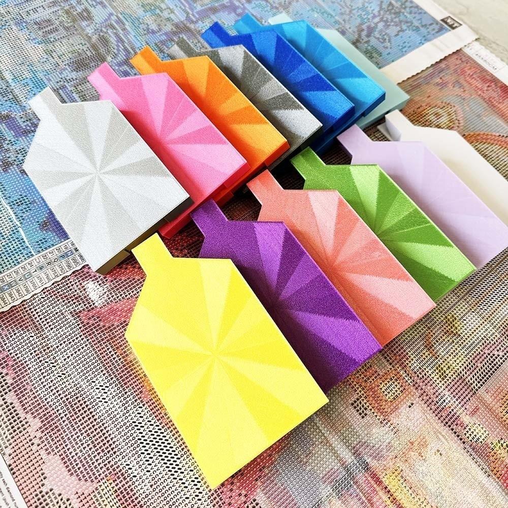 DIY Craft Large Diamond Painting Tray Embroidery Large Capacity Drill Storage Container Beading Plates with Y Shape Pop-up Plug