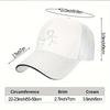 Dog Walking Stick Figure Dachshund Baseball Cap Polyester Adjustable Casual Summer Streetwear Unisex Cap