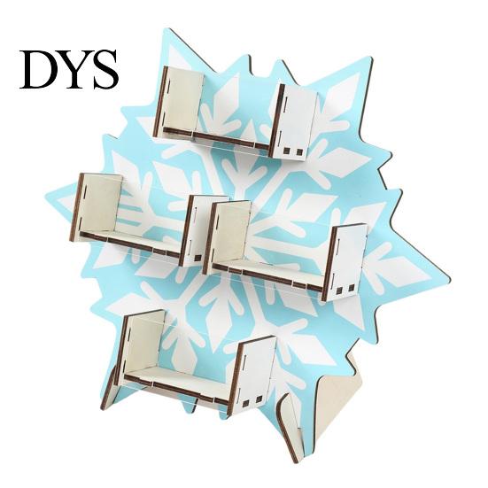 Acrylic Dessert Organizer for Parties Christmas Tree Wooden Candy Display Stand, Drawer Dustproof Snack Box Party Table, Holiday Treat Holder, Festive