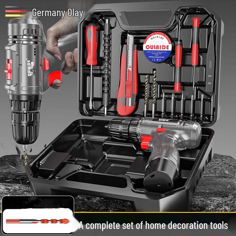 

Oulaide 12V Cordless Electric Drill Repair Kit CN plug (adapter included)