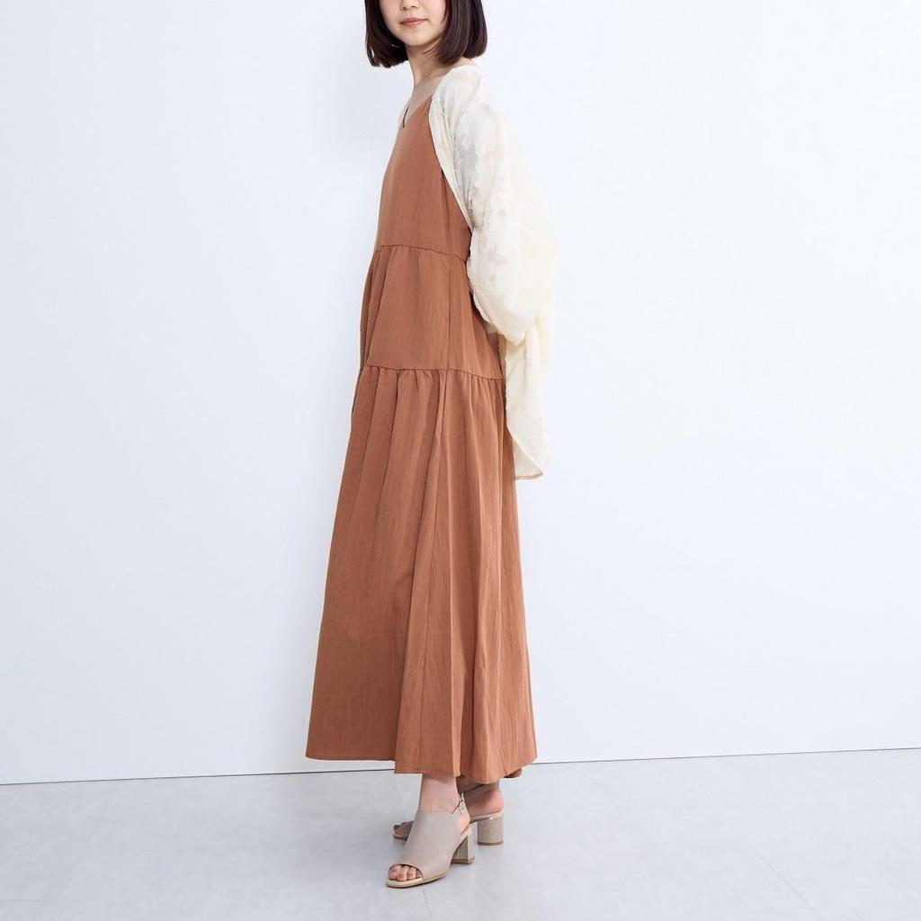 Himiko Chunky Heel Covered Sandals/643203 Beige 220