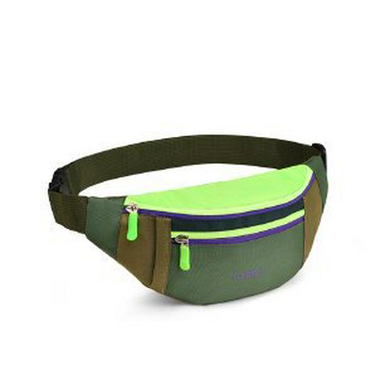 Women's Color Block Crossbody Fanny Pack for Outdoor Sports