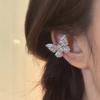Exquisite Zircon Butterfly Ear Clip - Elegant, No Piercing, High-End Feel Jewelry for Women
