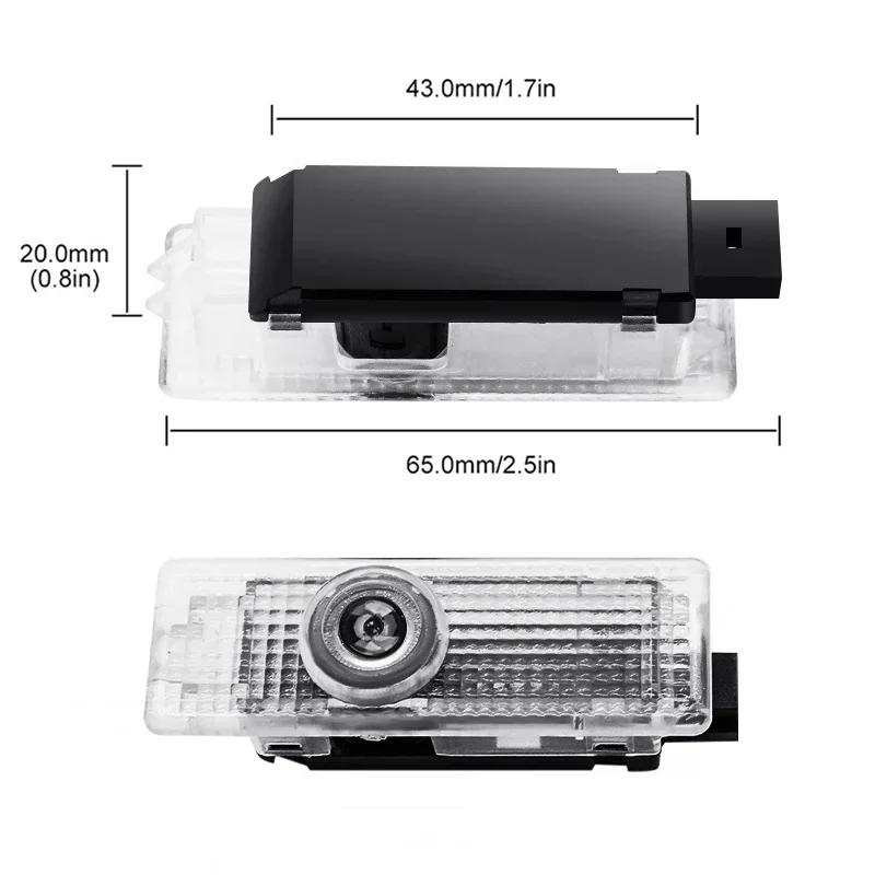 2 Stück LED Auto Tür Willkommens-Leuchte Projektorlicht für BMW X5 E70 E60 F10 F20 F30 X3 X6 Z E90 E92 E83 E87 E46 3 5 6 7 Serie