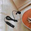 Noise Reduction Condenser Lavalier Microphone Headphones Cable Metal 48V Professional
